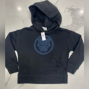 NEW Kids S (6-7) GAP Black panther sweatshirt